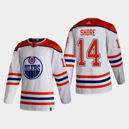 Edmonton Oilers Devin Shore 14 2020-2021 Reverse Retro Trikot Authentic  - Herren